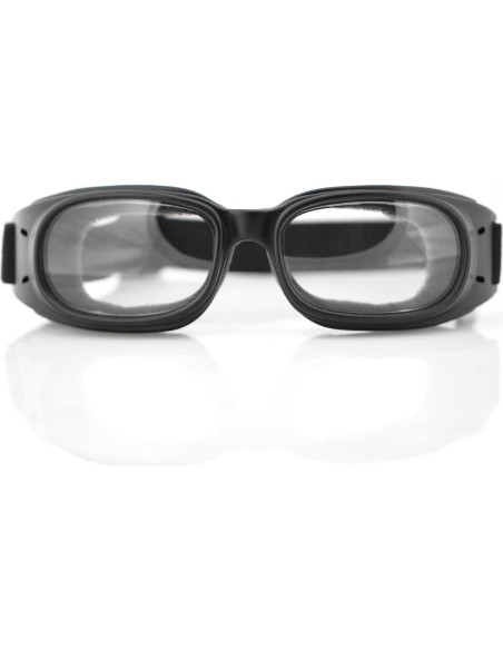 Gafas de Protección Bobster Piston, Marco Negro Mate, Lente Clara