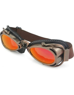 Gafas de piloto retro Heinmo para motocicleta y scooter 2