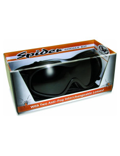 Kit de Gafas de Motocicleta Global Vision Spider con Lentes UV400