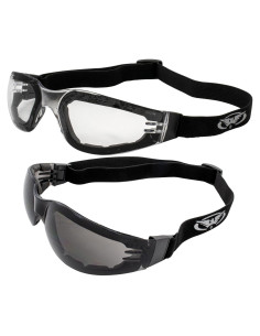 Gafas de Seguridad Global Vision con Lentes Claros y Ahumados