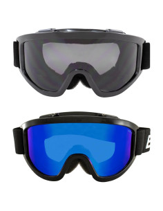 Gafas de motociclismo Birdz Vulture Z87.1+ con lentes espejo