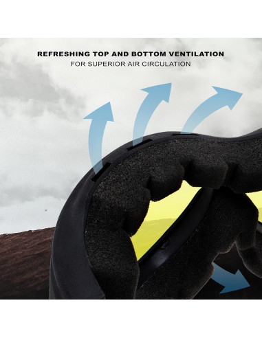 Gafas de Motocicleta Birdz Buzzard con Lentes Transparentes y Ahumados