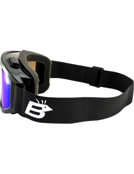 Gafas de motociclismo Birdz Vulture ANSI Z87.1+ con lente espejo