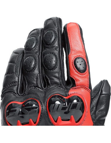 Guantes Dainese Impeto 201815927-B78-L Negro/Rojo Lava