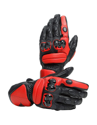 Guantes Dainese Impeto 201815927-B78-L Negro/Rojo Lava