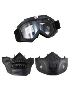 Gafas de Motociclismo Birdz Skylark con Máscara Desmontable