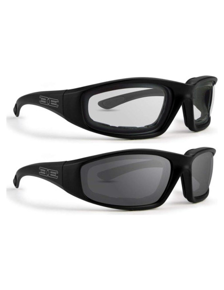 Gafas de sol de motocicleta Epoch con almohadillas de espuma - 2 pares