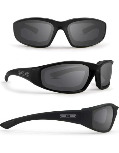Gafas de sol de motocicleta Epoch con almohadillas de espuma - 2 pares