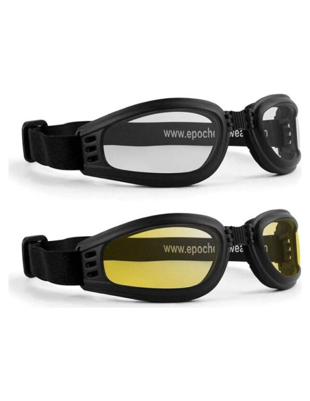 Gafas de Motocicleta Plegables Epoch Eyewear - 2 Pares Lentes