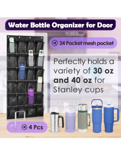 Organizador de Botellas de Agua Chaseroad 24 Bolsillos Plegable 2