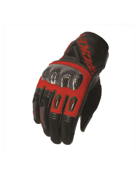 Guantes de Moto Joe Rocket Sector Negro/Rojo XL - Cuero y Transpirables