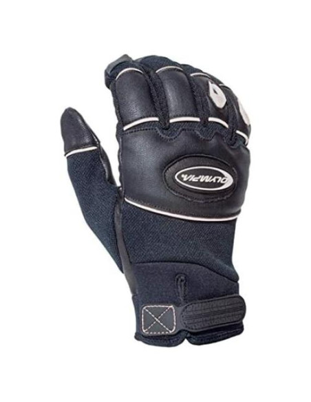 Guante Cool Hand Olympia 714 Negro Plateado X-Large