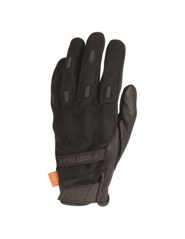 Guantes de Moto Firstgear Torque 527568, Cuero, Grande, Negro