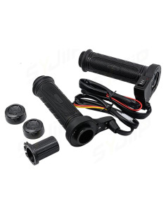 Puños Calentados SYJIIP para Motocicleta 12V, Antideslizantes