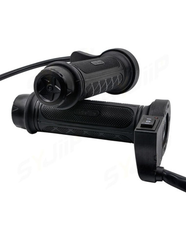 Puños Calentados SYJIIP para Motocicleta 12V, Antideslizantes