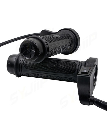 Puños Calentados SYJIIP para Motocicleta 12V, Antideslizantes