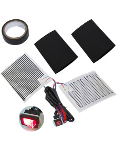 Puños Calentados QAZAKY para Motocicleta y ATV 12V 2