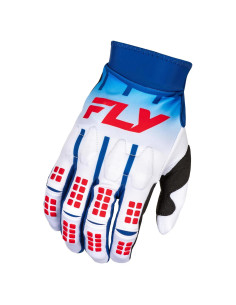 Guantes de Motocross Fly Racing Evolution DST Rojo/Blanco/Azul Grande