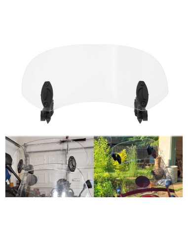 Deflector de Viento HDBUBALUS para Motocicleta Universal 280mm