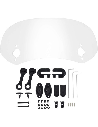 Deflector de Viento HDBUBALUS para Motocicleta Universal 280mm