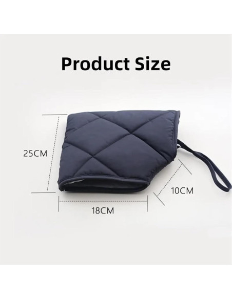 Cubiertas de Manillar de Motocicleta ZXDdxjiu - Acolchadas y Cálidas