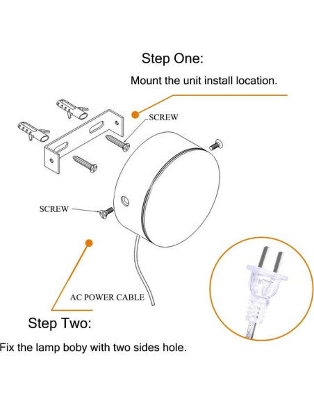 Lámpara de Lectura LED Lysed 3W Luz Natural Montaje en Pared