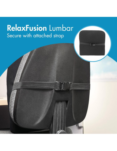 Almohadilla Lumbar Wagan IN9112 Espuma Viscoelástica y Gel