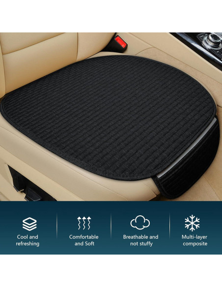 Funda de Asiento de Coche MLY 2 Piezas Transpirable Antideslizante