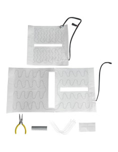 Almohadilla Calefactora para Asiento Zieichy 2 Piezas Fibra de Carbono 2