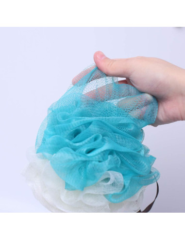 Esponja de Baño Exfoliante LissomPlume Azul Tamaño Único