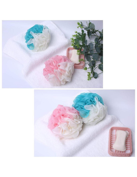 Esponja de Baño Exfoliante LissomPlume Azul Tamaño Único