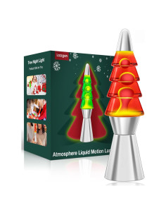 Lámpara de Mesa Lazzgan 36.8 cm Movimiento Líquido Rojo