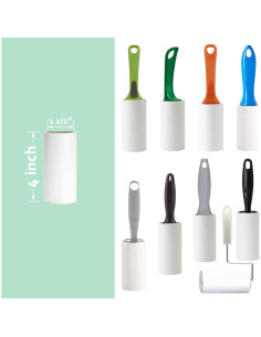 Recargas de Rodillo de Pelusa Evercare 4" - 5 Paquetes 300 Hojas 2