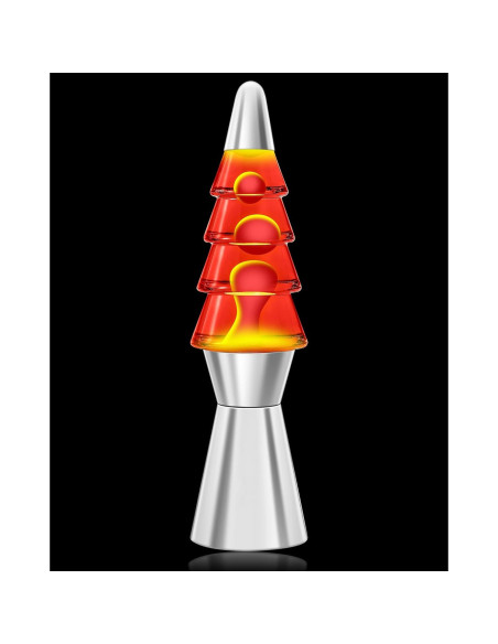 Lámpara de Mesa Lazzgan 36.8 cm Movimiento Líquido Rojo