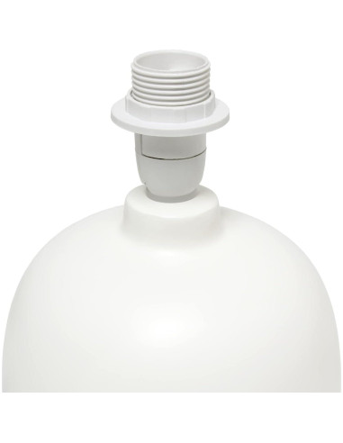 Lámpara de Mesa Diseños Simples LT2078-DWW Madera Oscura/Blanco