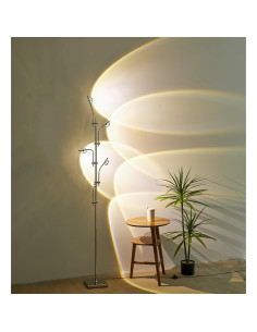 Lámpara de pie proyector atardecer RaGiBow 5 cabezales LED 2