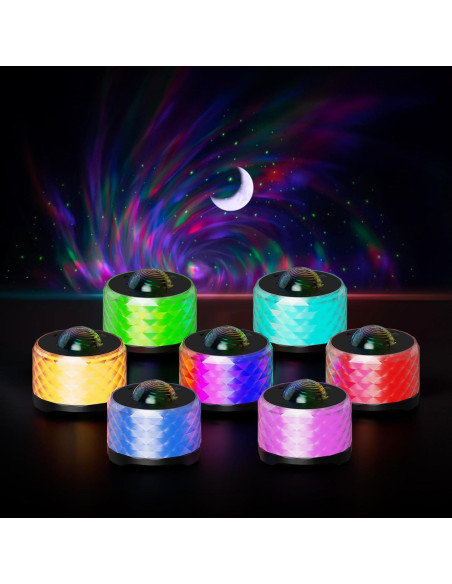 Proyector de Estrellas MRSCOZ con Altavoz Bluetooth y Ruido Blanco