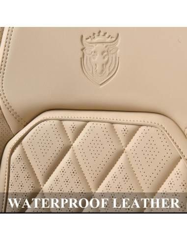 Cubiertas de Asiento Delantero Coverado SCU030 Beige 2-Pack