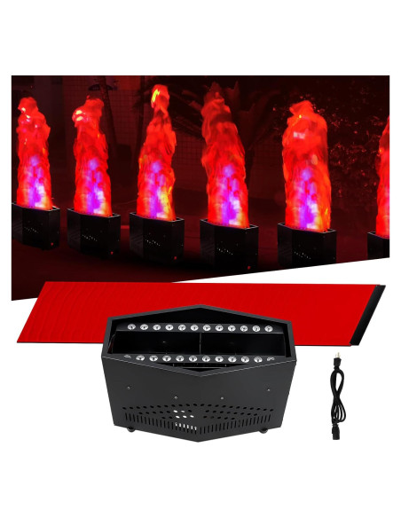 Luz de Llama Falsa ZLPOWER 1.5m 36 LED Efecto Atmosférico