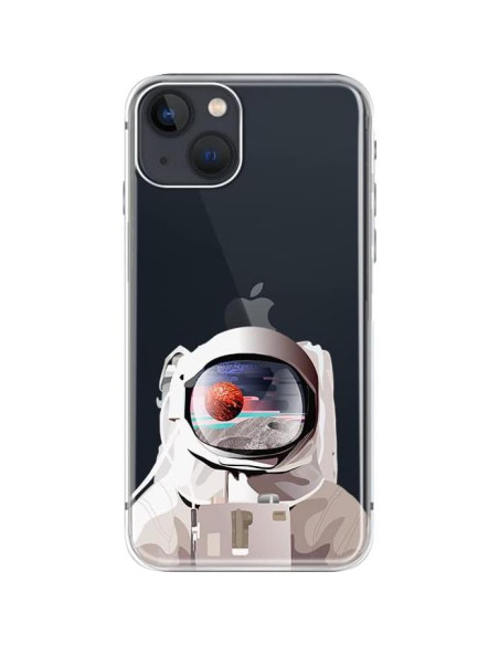 Funda Blingy's para iPhone 14 Astronauta 6.1" TPU Transparente