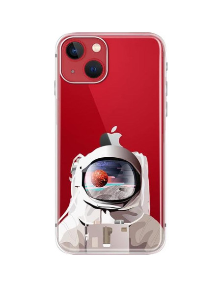Funda Blingy's para iPhone 14 Astronauta 6.1" TPU Transparente