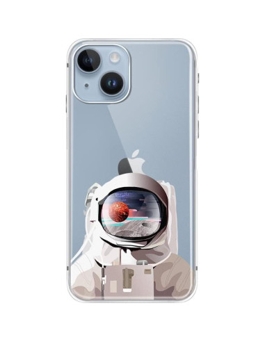 Funda Blingy's para iPhone 14 Astronauta 6.1" TPU Transparente