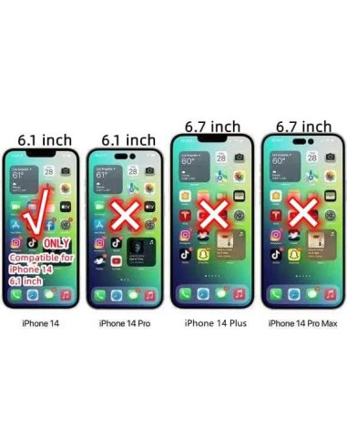 Funda Blingy's para iPhone 14 Astronauta 6.1" TPU Transparente