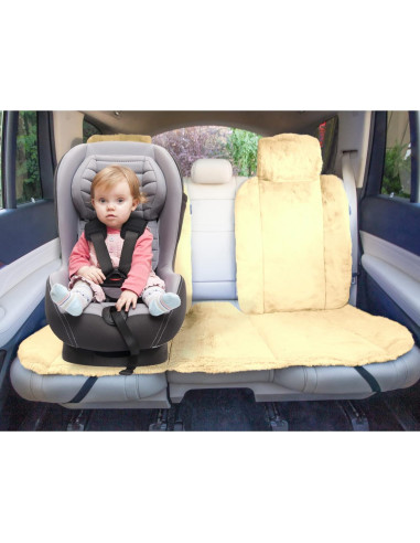 Cojines de Asiento FH Group Beige - Fundas Universales para Auto