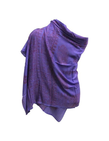 Tela de Altar de Meditación Om Ganesh 100% Algodón 96.5x182.9cm