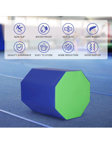 Colchoneta Octagonal de Gimnasia Capacmkseh 62x65 cm Azul