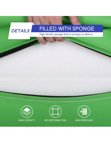 Colchoneta Octagonal de Gimnasia Capacmkseh 62x65 cm Azul