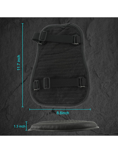 Cojín de Asiento de Gel SUNPIE Universal para Motocicleta
