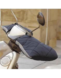 Cubiertas de Manillar de Motocicleta ZXDdxjiu - Acolchadas y Resistentes al Frío 2