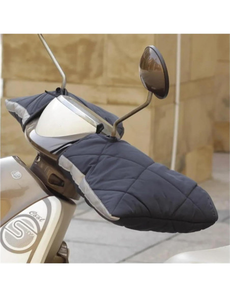 Cubiertas de Manillar de Motocicleta ZXDdxjiu - Acolchadas y Resistentes al Frío